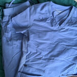 Scrubology Light Periwinkle Scrub Set